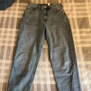 high rise mom jean